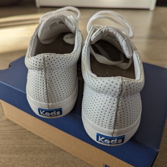 Keds Jump Kick perforated leather sneakers - Picture 3 of 6